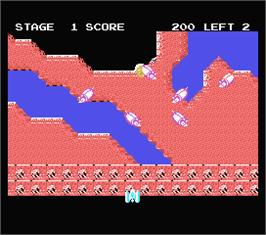 In game image of Star Soldier on the MSX.