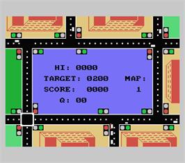In game image of Traffic on the MSX.