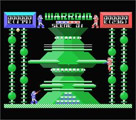 In game image of Warroid on the MSX.