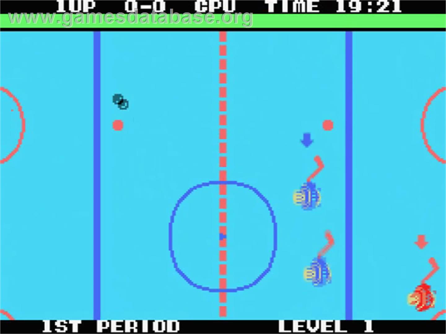 Champion Ice Hockey - MSX - Artwork - In Game