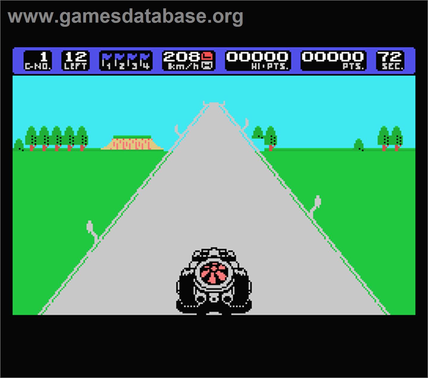 Coaster Race - MSX - Artwork - In Game