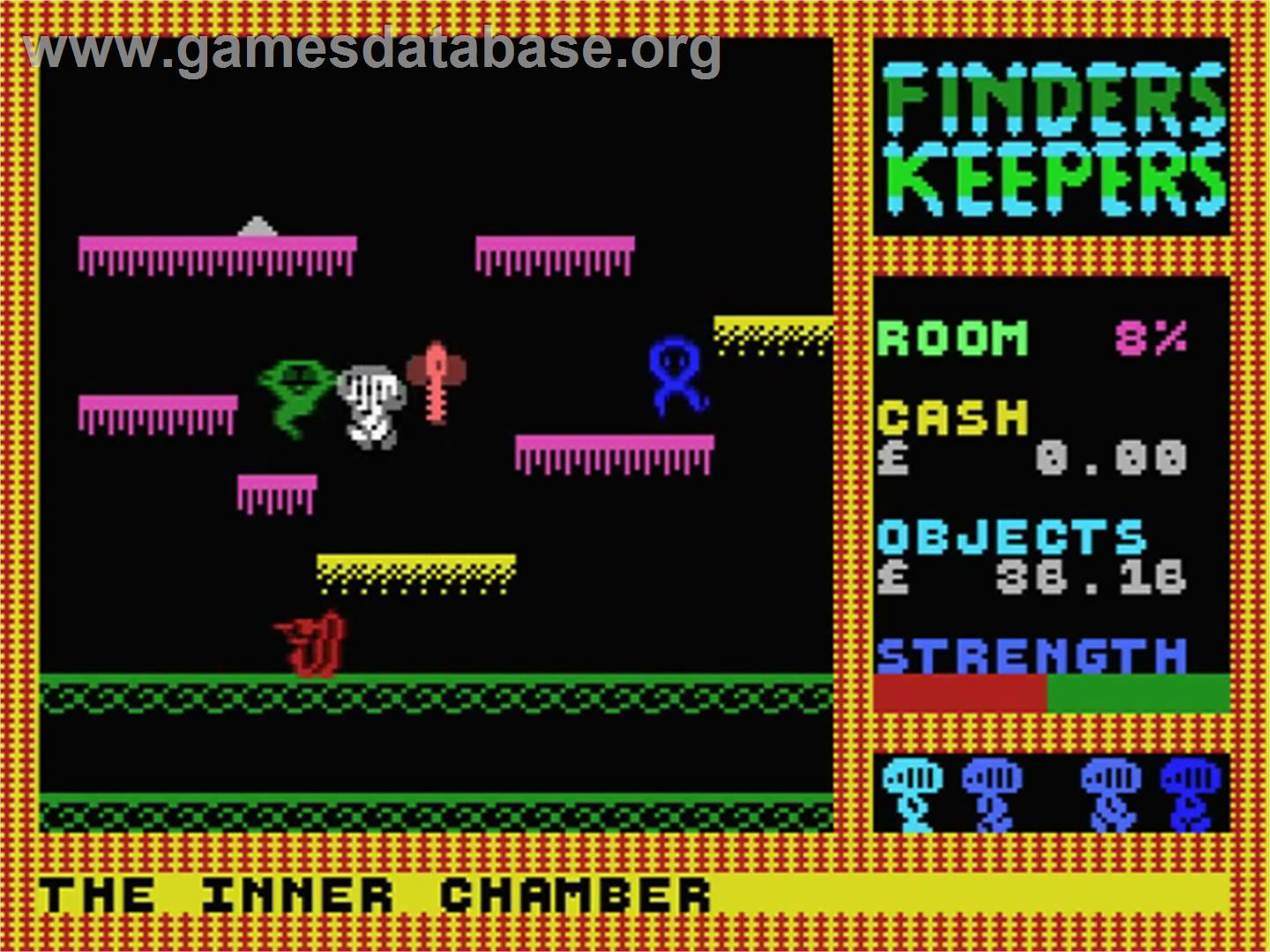 Finders Keepers - MSX - Artwork - In Game