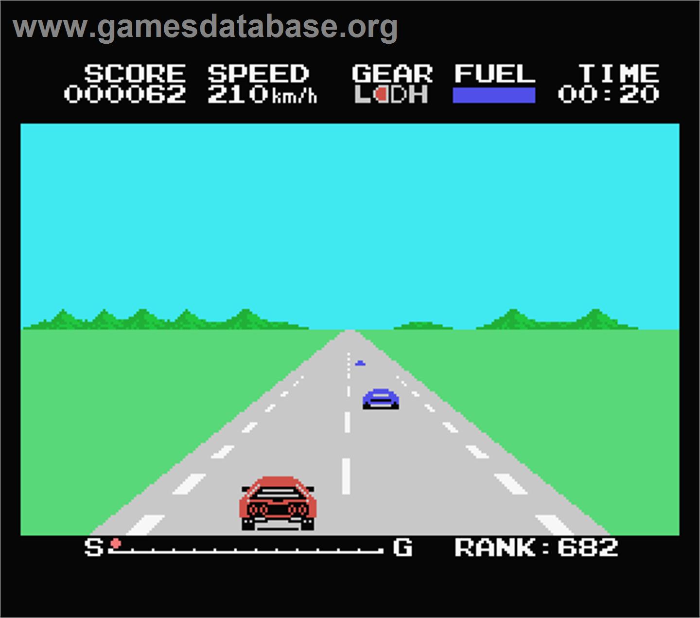 Hyper Rally - MSX - Artwork - In Game