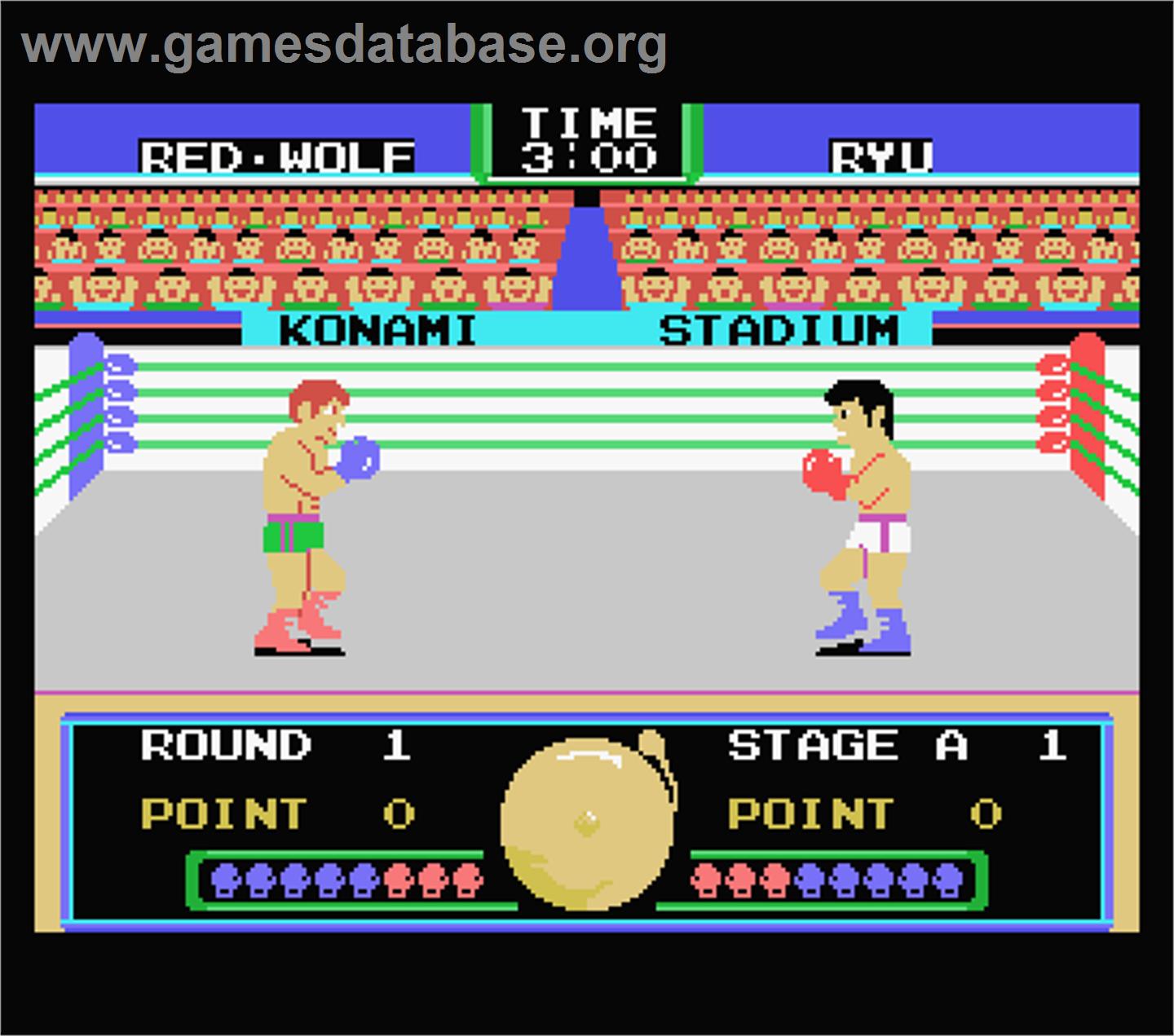 Konami's Boxing - MSX - Artwork - In Game