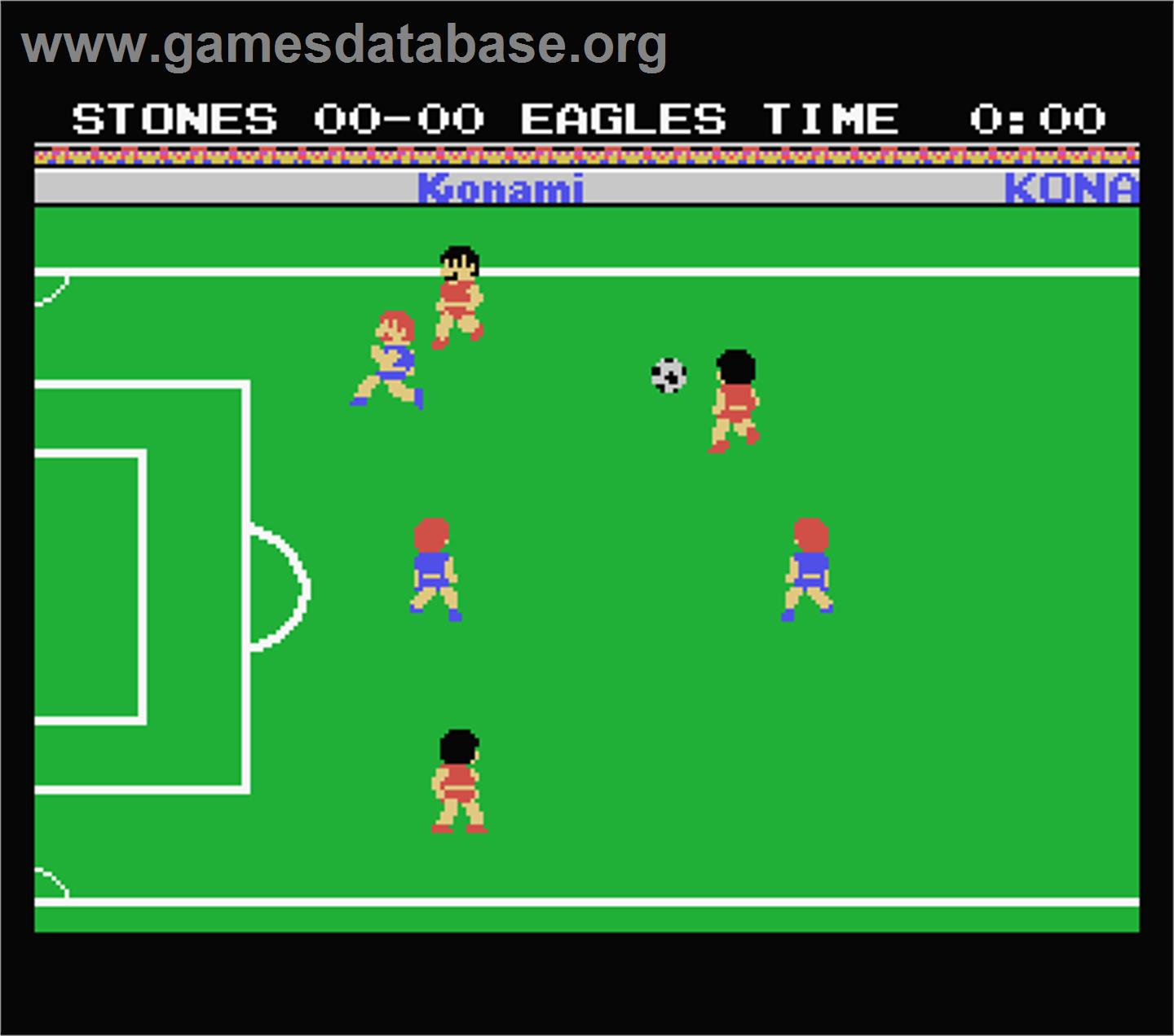 Konami's Soccer - MSX - Artwork - In Game