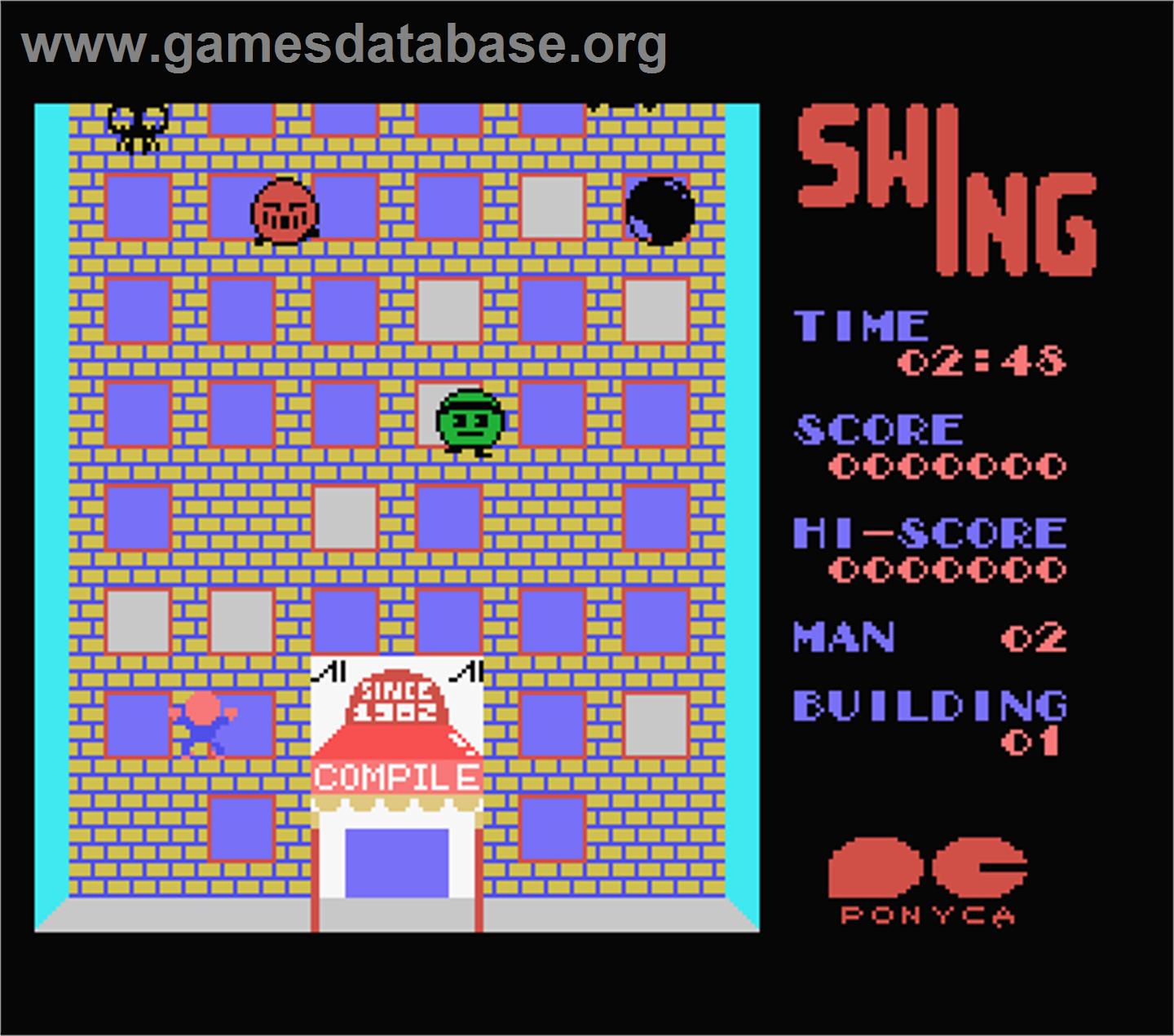 Swing - MSX - Artwork - In Game