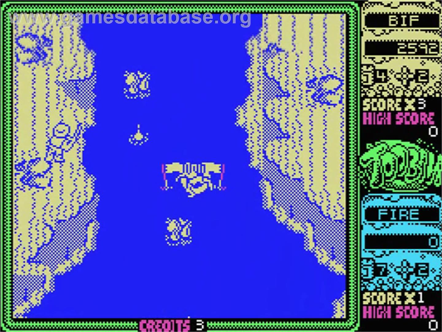 Toobin' - MSX - Artwork - In Game