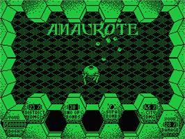 Title screen of Amaurote on the MSX.