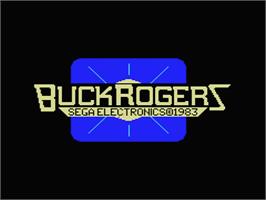 Title screen of Buck Rogers: Planet of Zoom on the MSX.