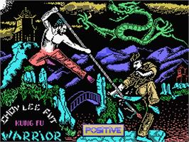 Title screen of Choy-Lee-Fut Kung-Fu Warrior on the MSX.