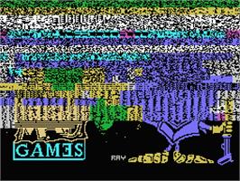 Title screen of Knight Tyme on the MSX.