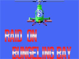 Title screen of Raid on Bungeling Bay on the MSX.