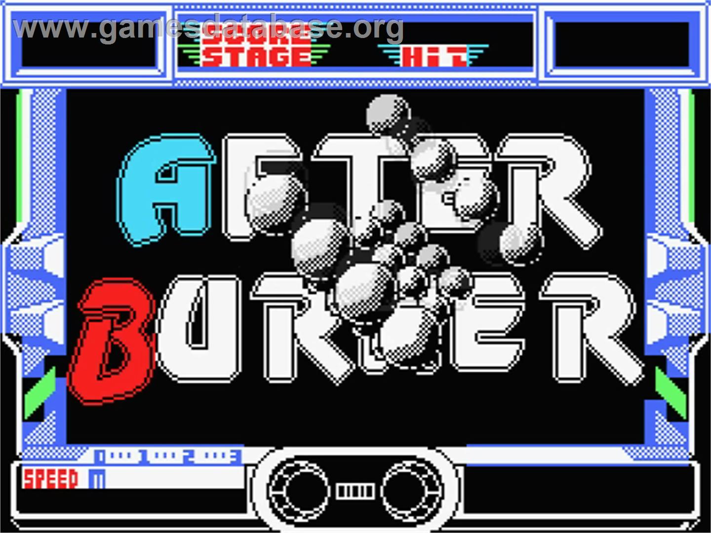 After Burner - MSX - Artwork - Title Screen