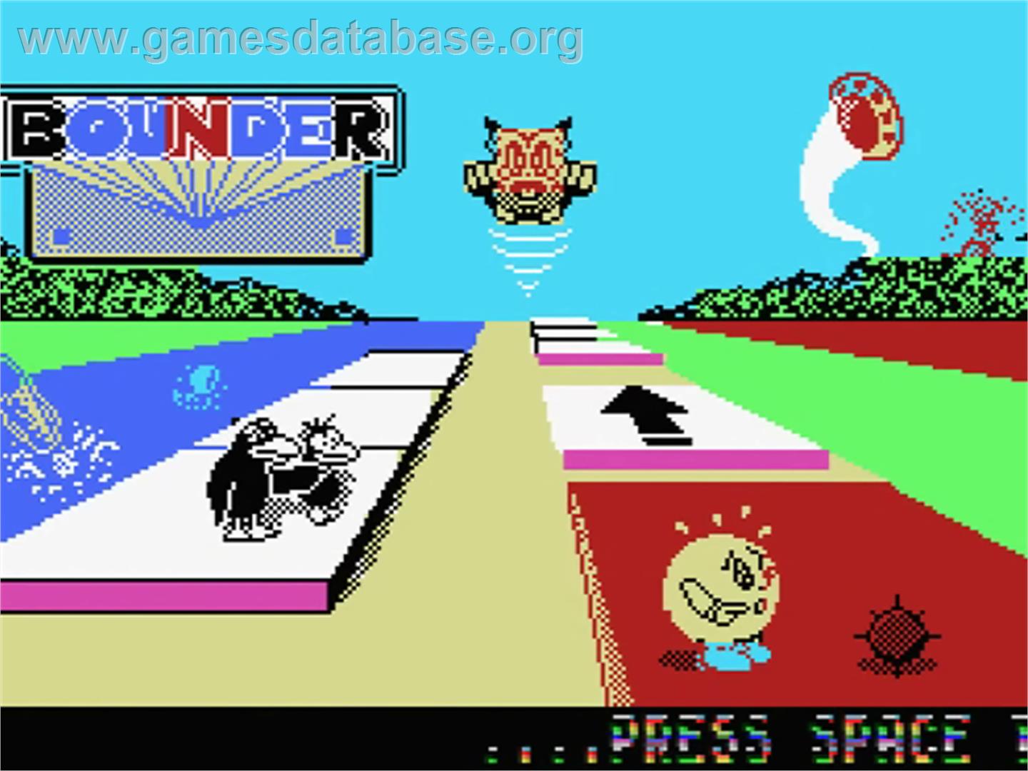Bounder - MSX - Artwork - Title Screen