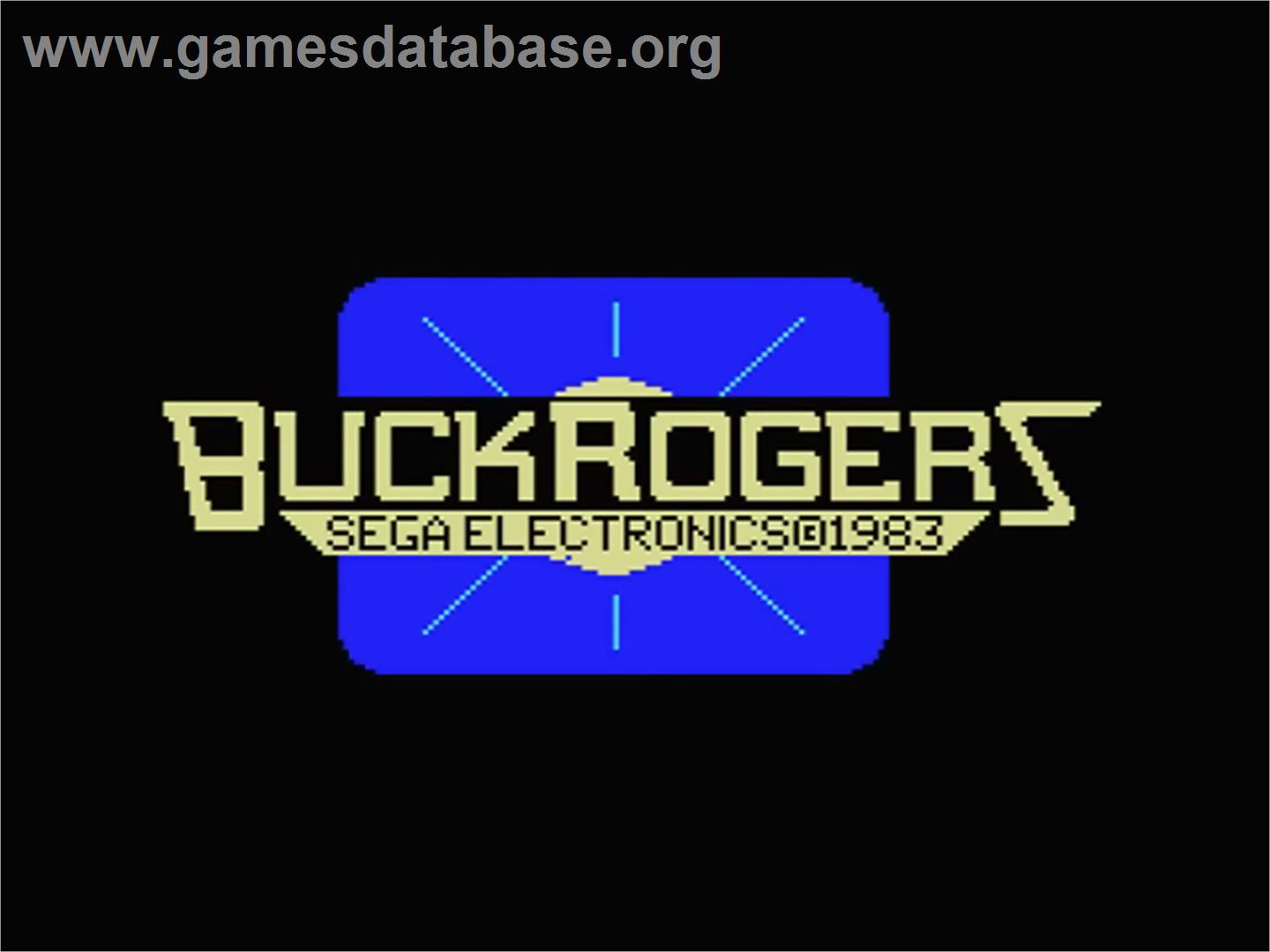 Buck Rogers: Planet of Zoom - MSX - Artwork - Title Screen