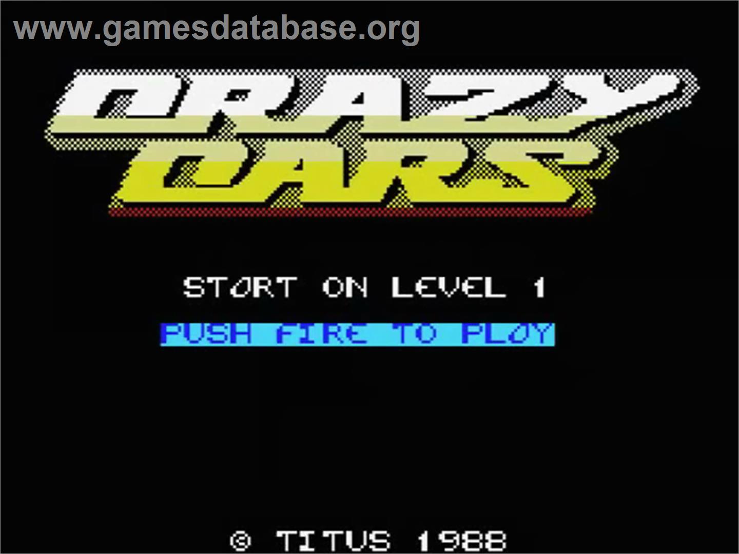 Crazy Cars - MSX - Artwork - Title Screen
