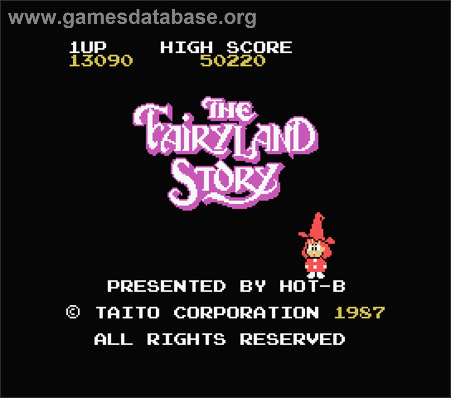 FairyLand Story, The - MSX - Artwork - Title Screen