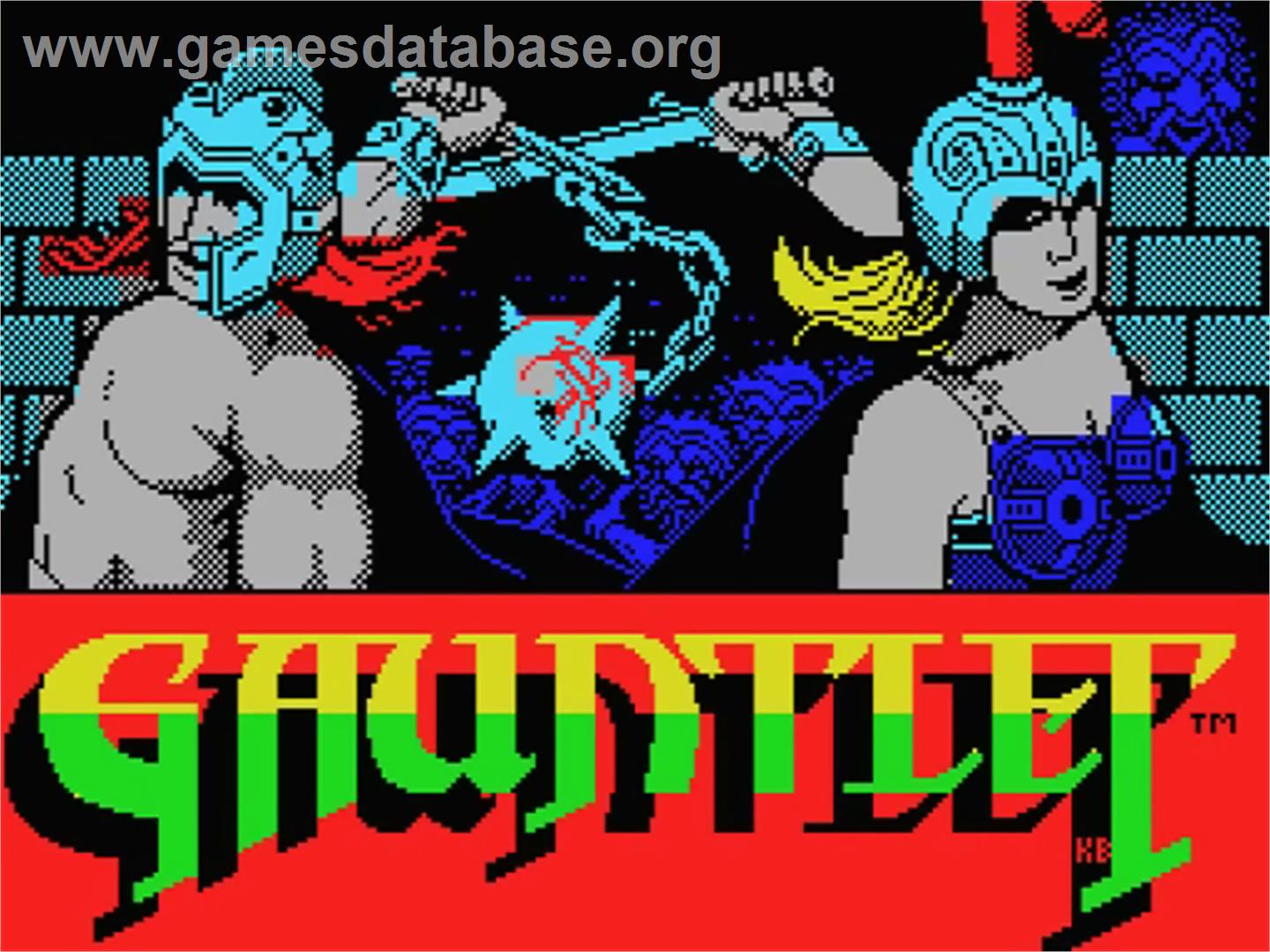 Gauntlet - MSX - Artwork - Title Screen