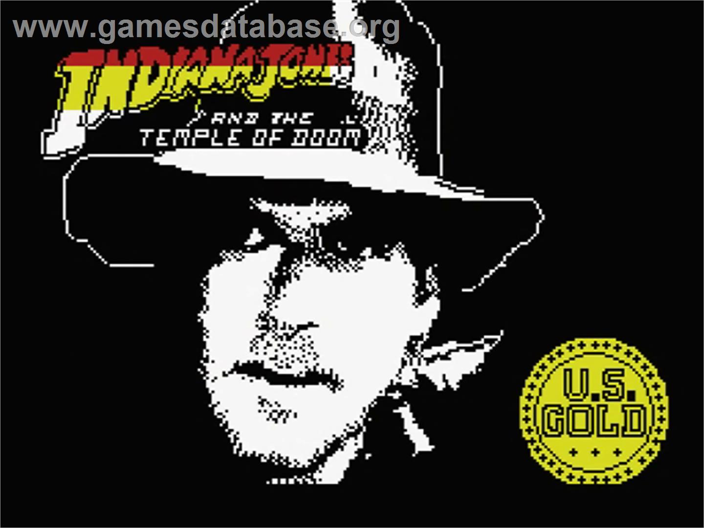 Indiana Jones and the Temple of Doom - MSX - Artwork - Title Screen