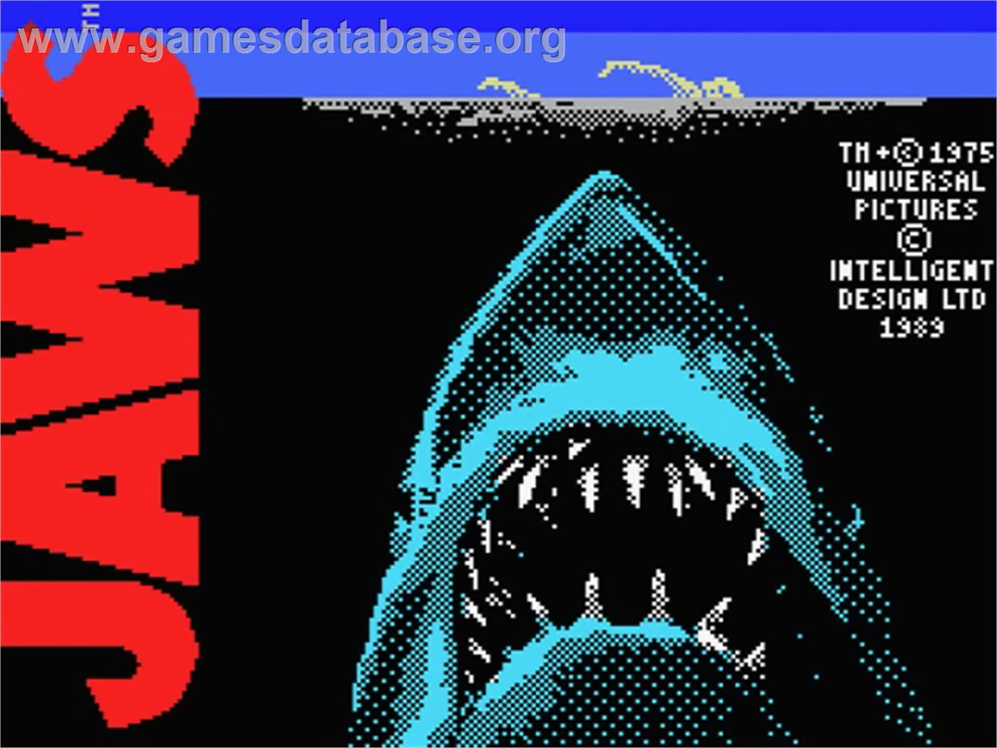 Jaws - MSX - Artwork - Title Screen