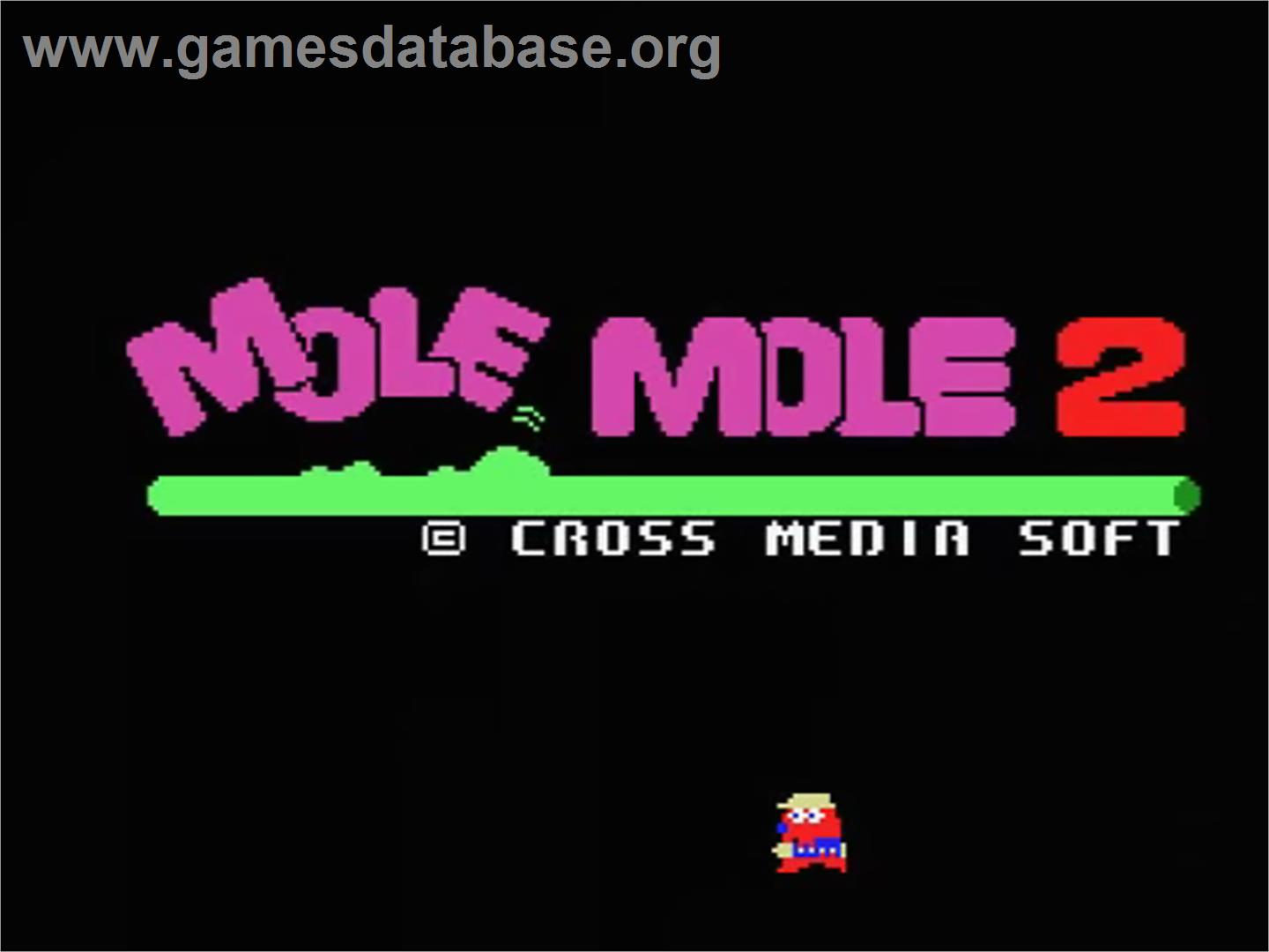 Mole Mole 2 - MSX - Artwork - Title Screen
