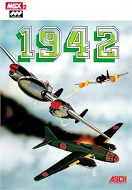 Box cover for 1942 on the MSX 2.