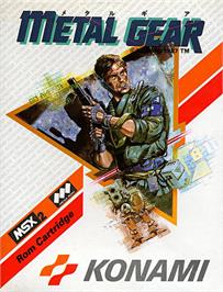 Box cover for Metal Gear on the MSX 2.