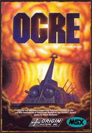 Box cover for Ogre on the MSX 2.