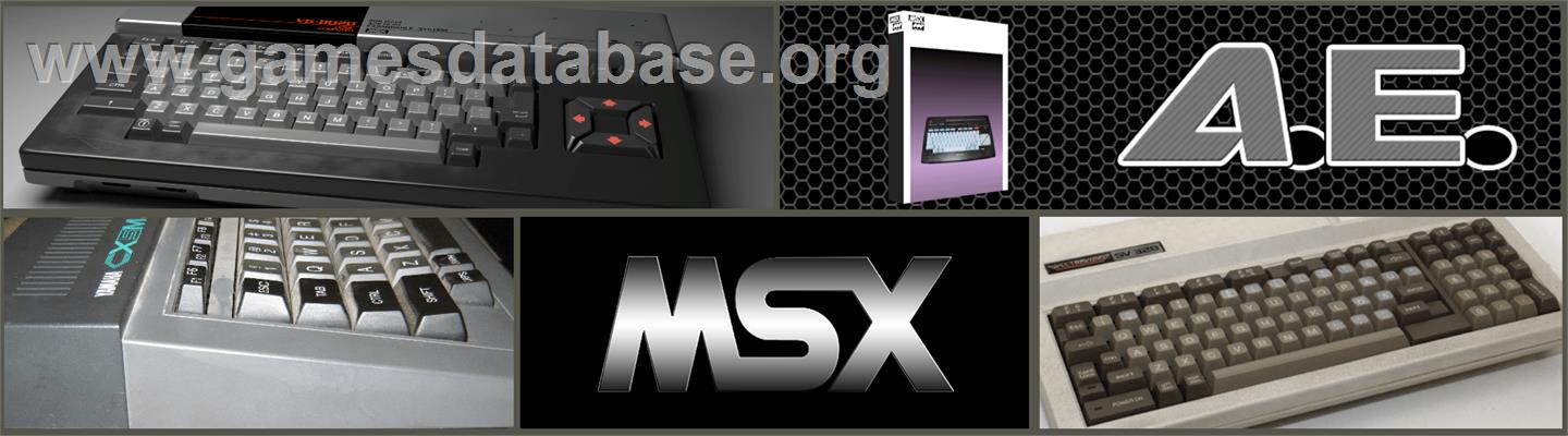 A.E. - MSX 2 - Artwork - Marquee
