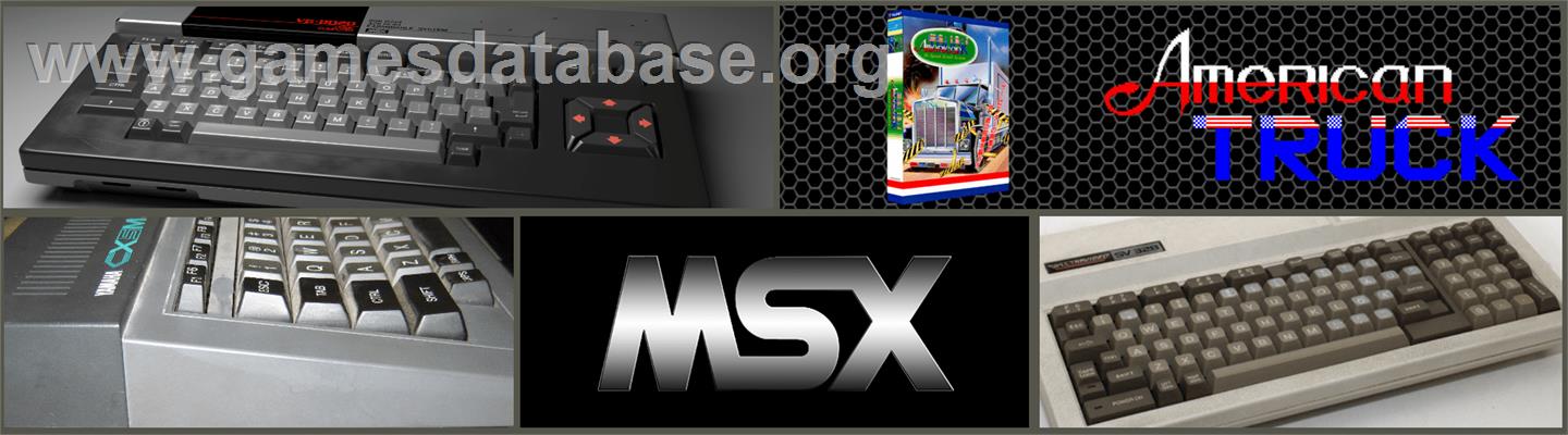 American Truck - MSX 2 - Artwork - Marquee