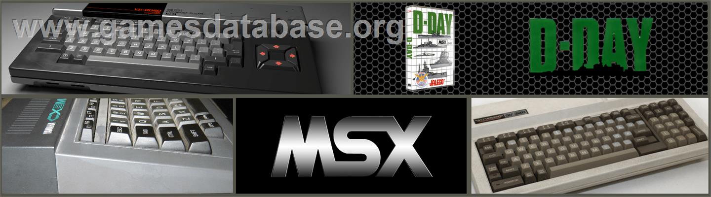 D-Day - MSX 2 - Artwork - Marquee