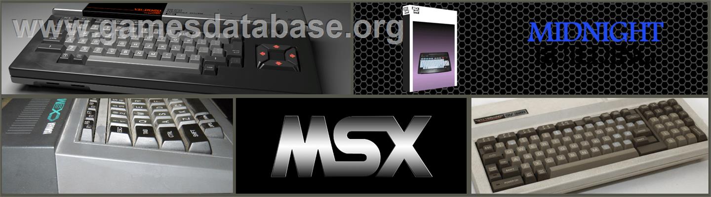 Midnight Building - MSX 2 - Artwork - Marquee