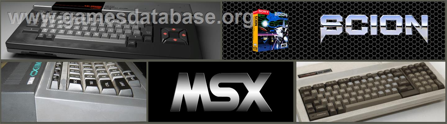Scion - MSX 2 - Artwork - Marquee