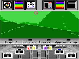 In game image of Koronis Rift on the MSX 2.