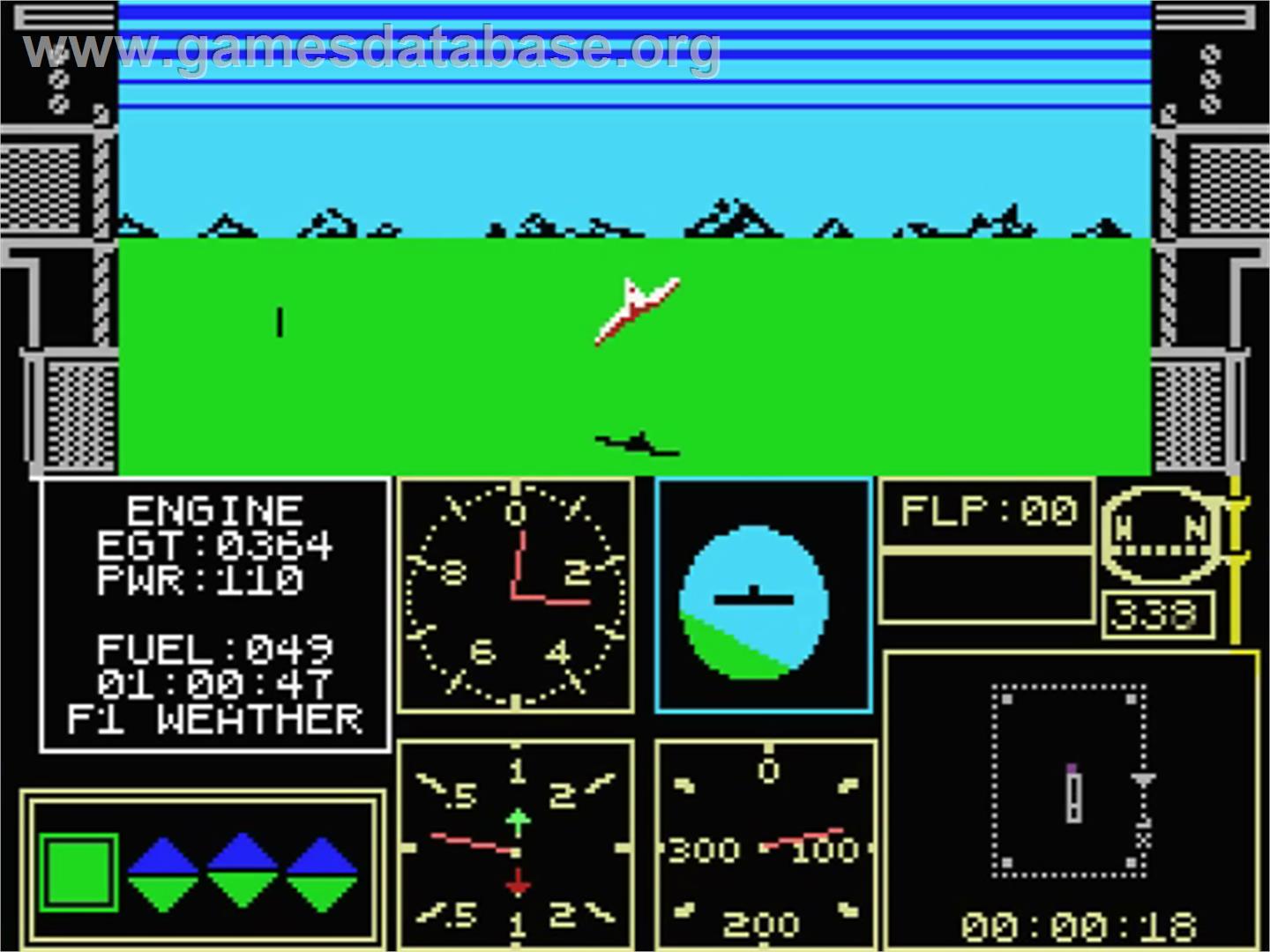 Acrojet - MSX 2 - Artwork - In Game