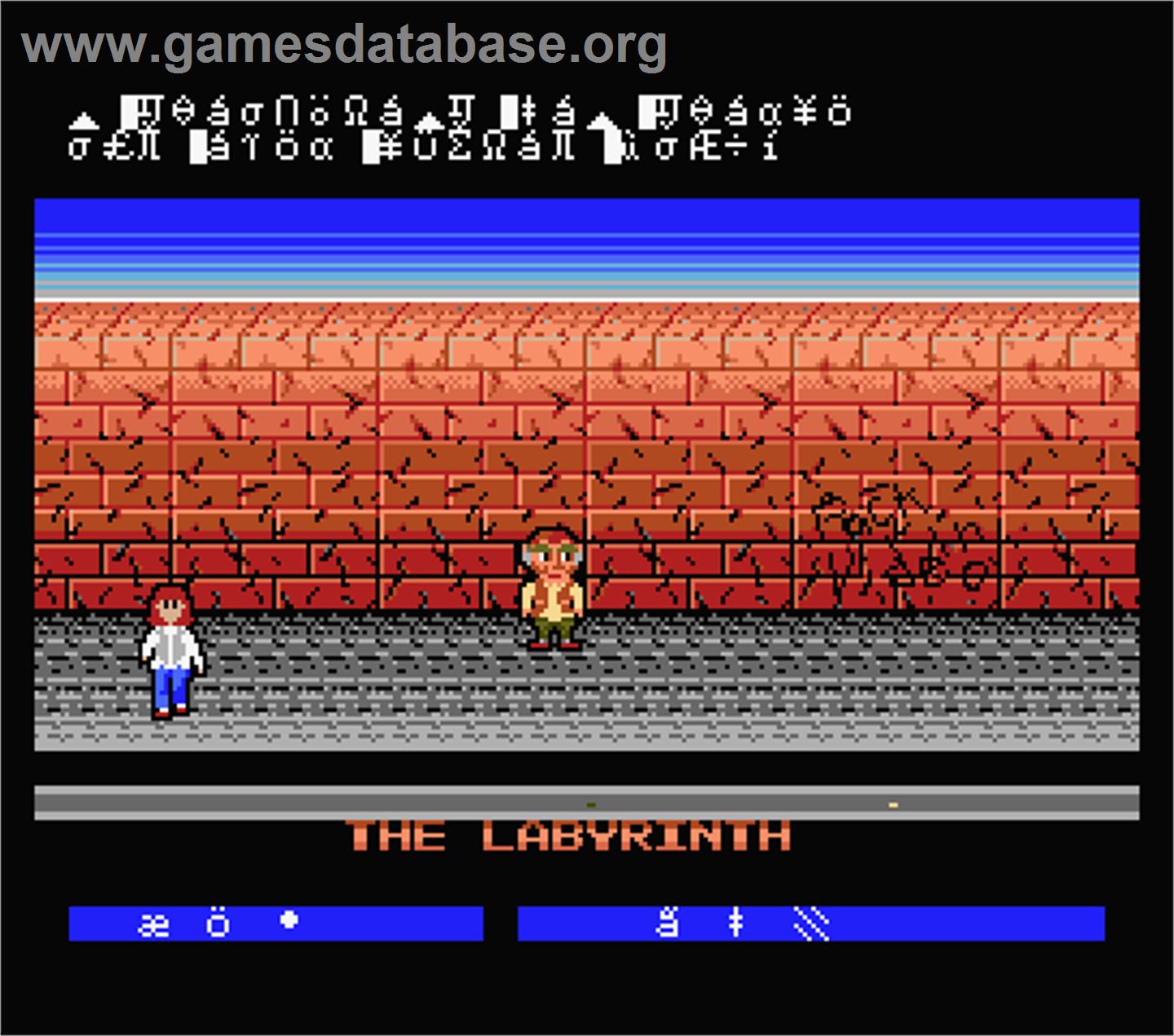Labyrinth - MSX 2 - Artwork - In Game