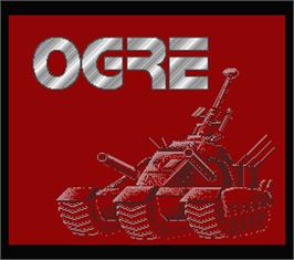 Title screen of Ogre on the MSX 2.