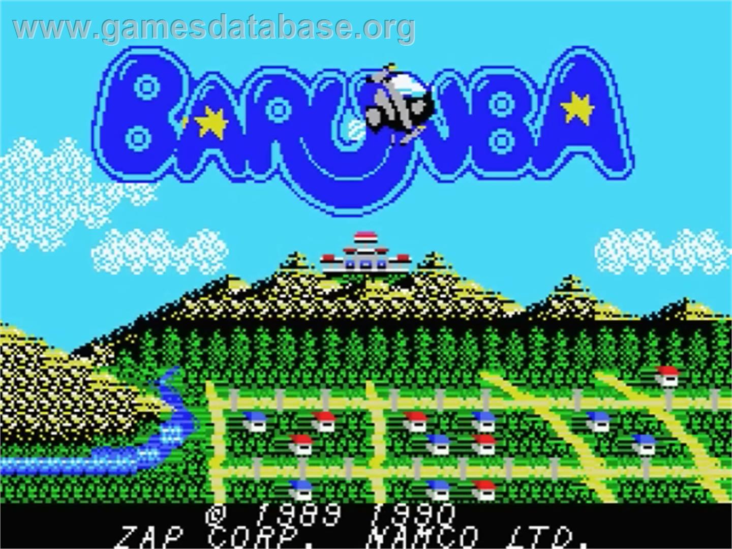 Barunba - MSX 2 - Artwork - Title Screen