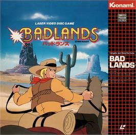 Box cover for Bad Lands on the MSX Laserdisc.