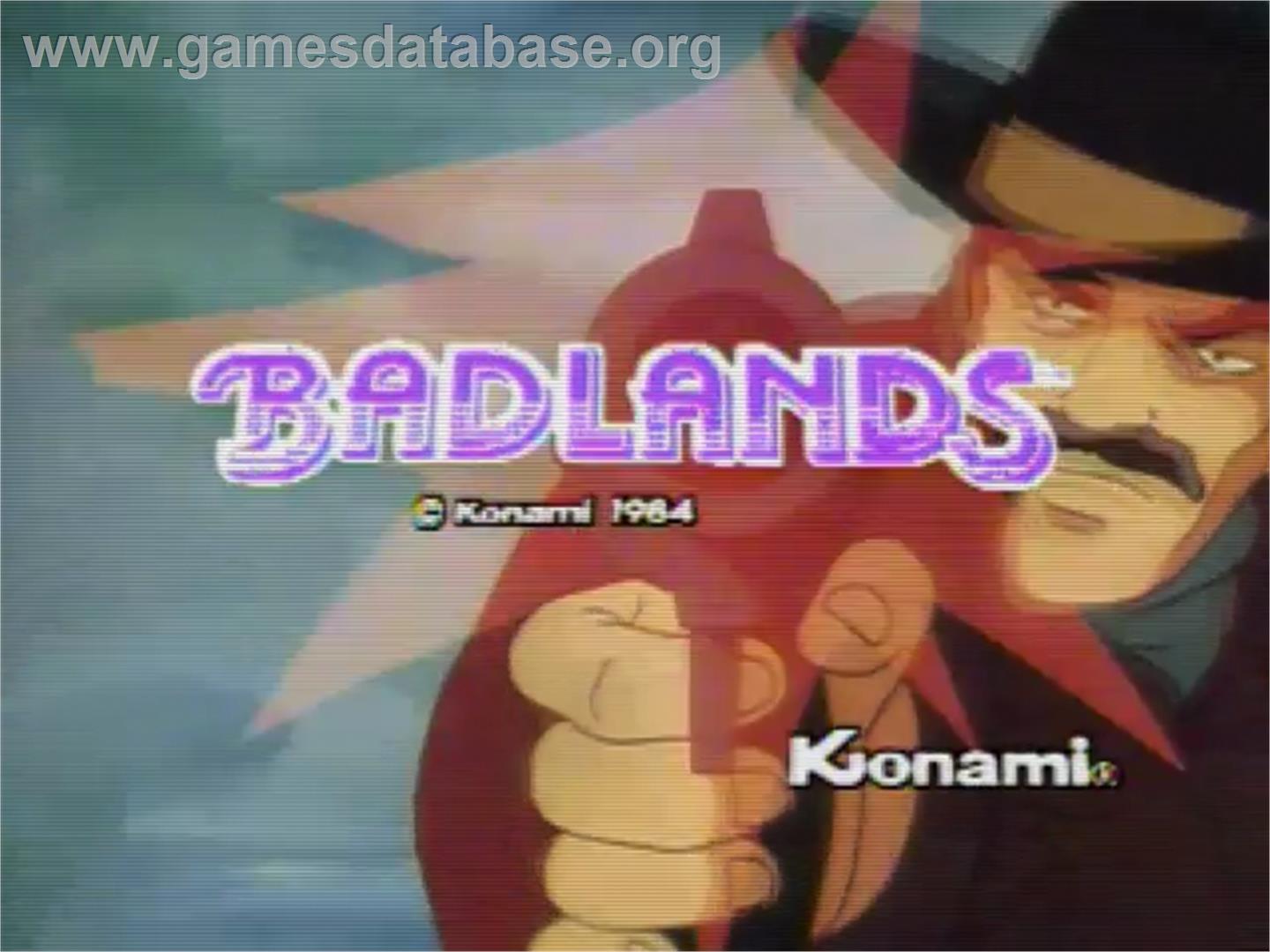 Bad Lands - MSX Laserdisc - Artwork - Title Screen