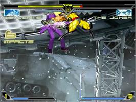 In game image of DC vs Capcom vs Marvel on the MUGEN.