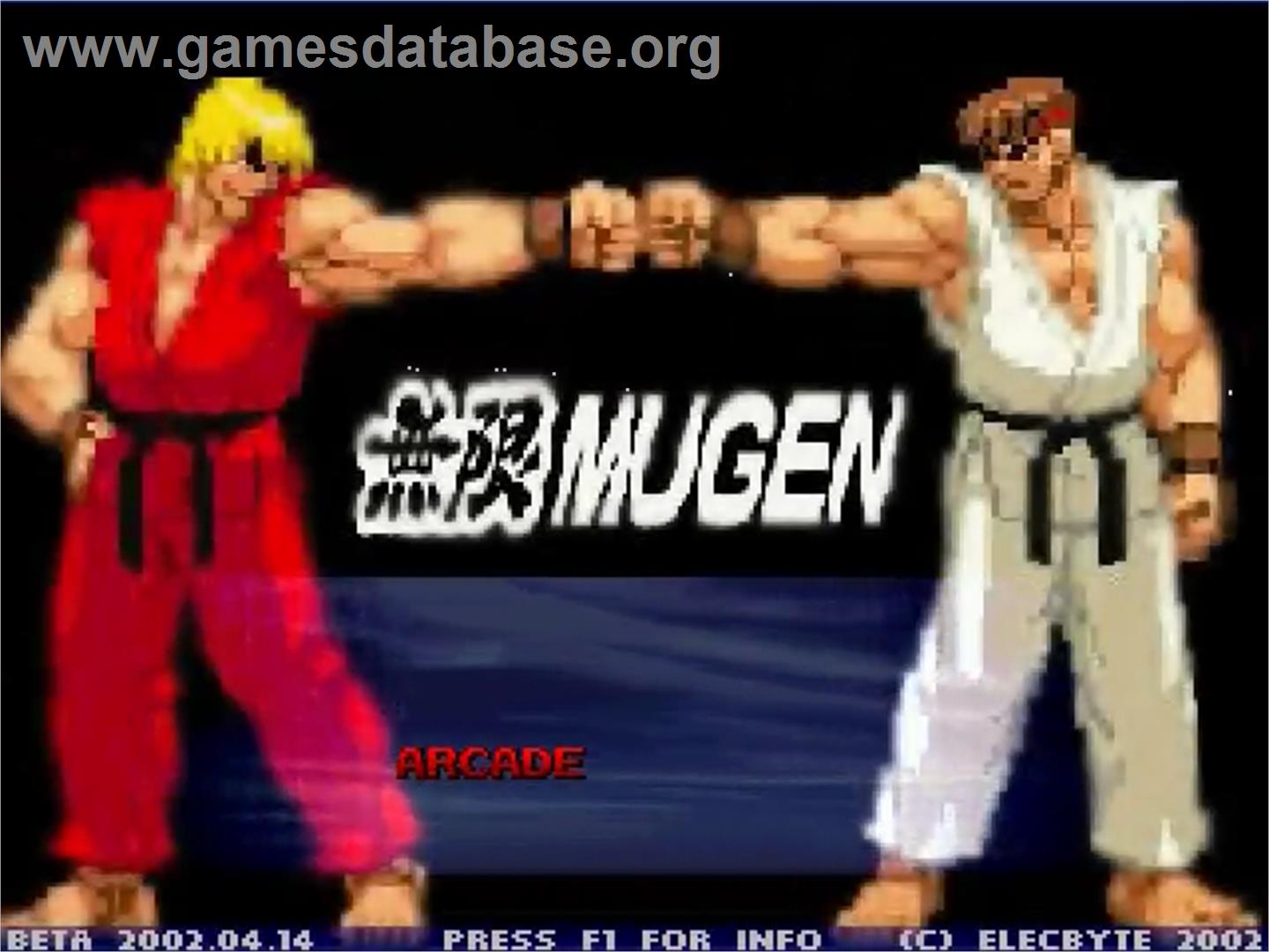 Hi-Res Mugen - MUGEN - Artwork - Title Screen