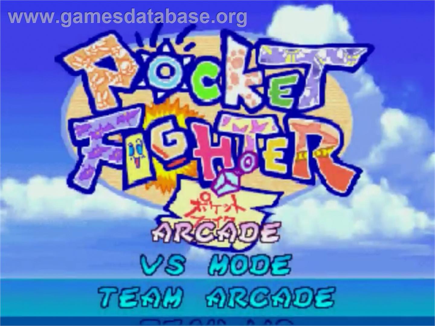 Pocket Fighter - MUGEN - Artwork - Title Screen