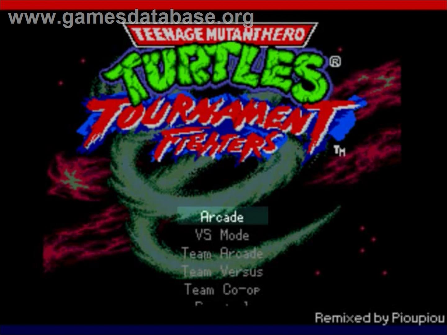 TMHT Tournament Fighters - MUGEN - Artwork - Title Screen
