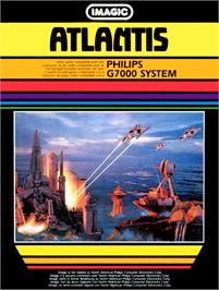 Box cover for Atlantis on the Magnavox Odyssey 2.
