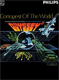 Box cover for Conquest of the World on the Magnavox Odyssey 2.