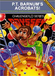 Box cover for P.T. Barnum's Acrobats on the Magnavox Odyssey 2.