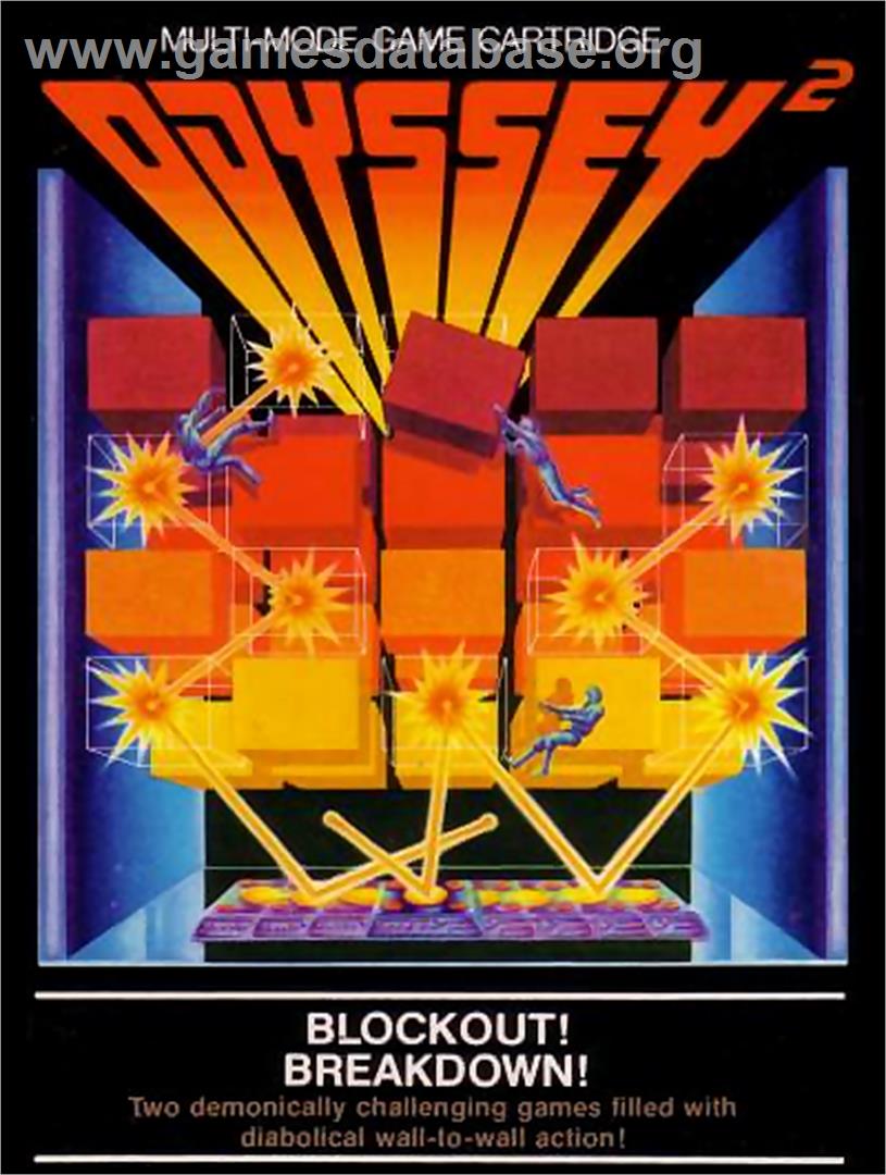Blockout/Breakdown - Magnavox Odyssey 2 - Artwork - Box