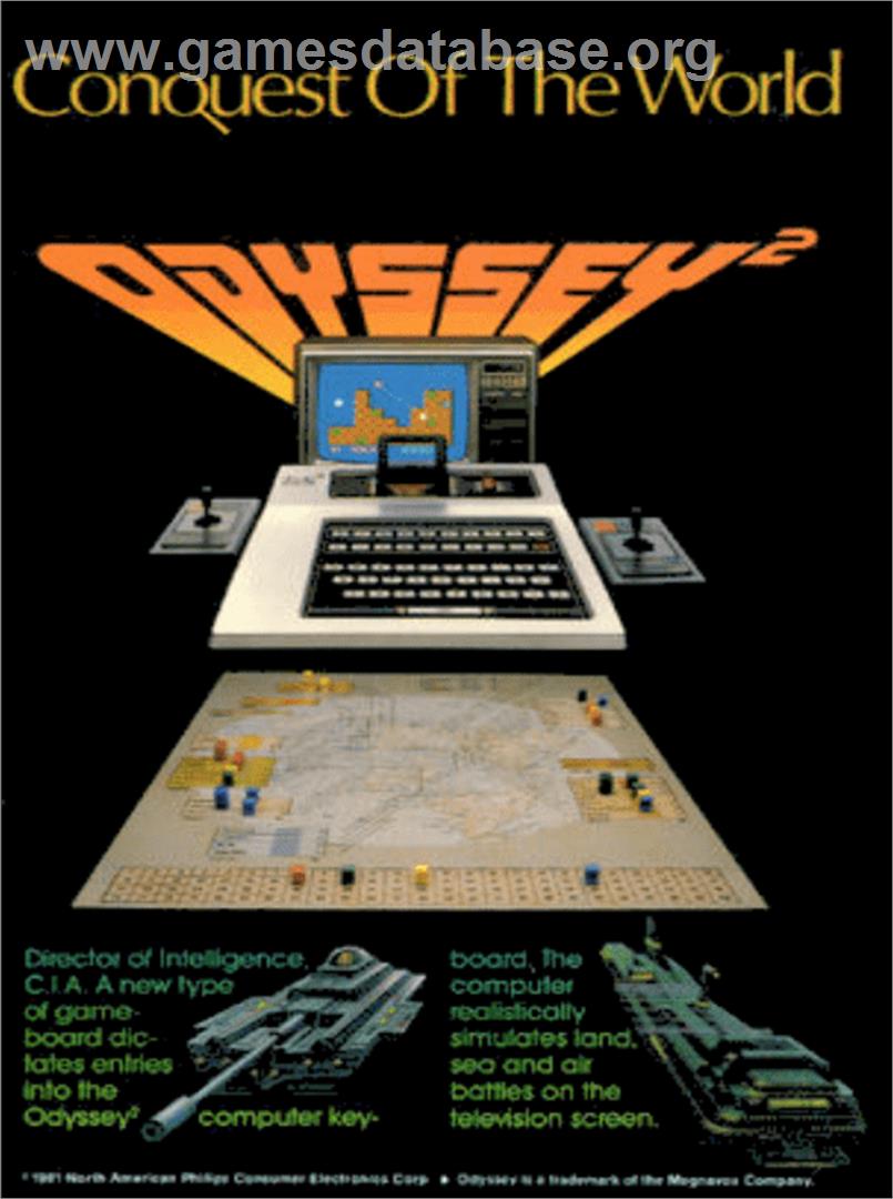 Conquest of the World - Magnavox Odyssey 2 - Artwork - Box Back