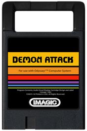Cartridge artwork for Demon Attack on the Magnavox Odyssey 2.